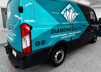Service van wrapped in premium cast vinyl